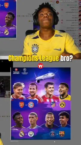 Speed Predicts who's winning The Champions League UCL 👀 #ishowspeed #football #realmadrid #ucl #jokes #laugh #fun #w 