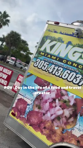 POV —-> BTS with King Miami Conch .. check them out on IG  #bahamiantiktok #conchsalad #miamifood #miamifoodie #FoodTok #fyp #imo 