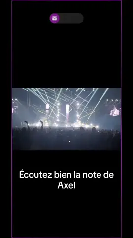 La note de Axel m’a fait tomber de ma chaise 🥹 #staracademy #staracademytour2024 #promo2023 #axel #djebril #kid #duo #lyon #halletonygarnier 
