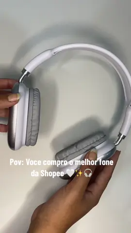 Melhor compra!! 🤌🏻🎧✨ #shopee #ramtchuuuu #foryou 