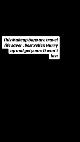 #makeupbag#makeupbags #makeupbagessentials#womenownedbusiness #women#beauty #tiktokmademebuyit #tiktokshopspringsale #travelmakeupbag #toiletrybag #beautifull #tiktokmademebuyit 