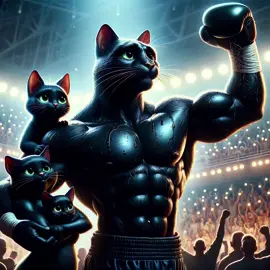The Resolution🥊🔥 （決着🥊🔥）#aiimages #funnyvideos #catvideo #fyp #猫ミーム #cat #boxing #animatedstory #cartoon #猫 #catlover 