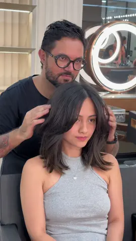 Long bob com franja ❤️🔥 #longbob #chanel #franja #change #cabelo #cortedecabelo #hairstyle #hair #artista @Rom Concept 