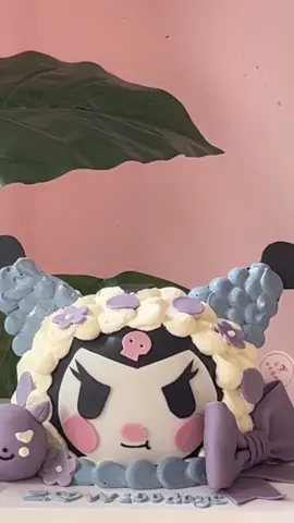 Kuromi cake #kuromicake #fyp #cakedecorating #cakesoftiktok 