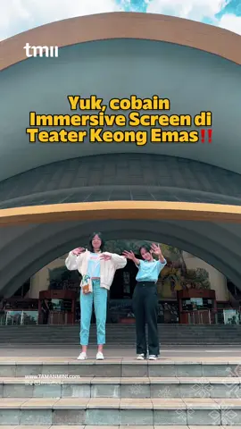 Hai #TemanJelajah nikmati petualangan tak terlupakan dan menyatu dengan cerita dalam dimensi baru di Teater Keong Emas! Teater kapasitas 700 orang, proyektor canggih, dan immersive screen yang siap memberikan pengalaman nonton serasa nyata yang seru abis! Yuk, pesan tiket masuk TMII sekarang dengan klik link di bio!   #TMII #WajahBaruTMII #JelajahCeritaIndonesia #TMIISeruGaAdaHabisnya #TeaterKeongEmas