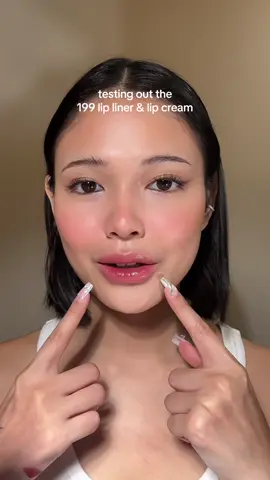 testing out these 199 lip liner lip cream set 🤔 #fyp #makeup #beautyph 