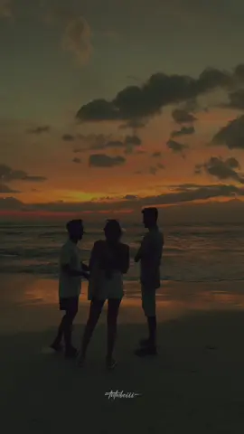 The time spent with best friends is very beautiful 🤍 . .#reel #fyp #tutuboiii #sunset #friendship #friends #fypシ #beach #srilanka 