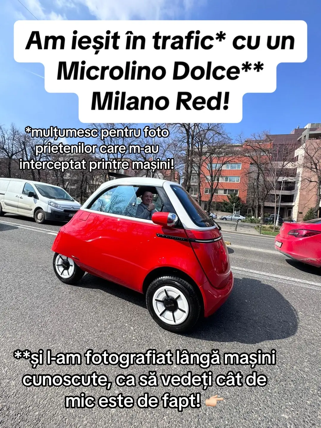 Microlino se vinde de acum, oficial, în România, l-am scos în oraș! #microlino #microlinoromania 