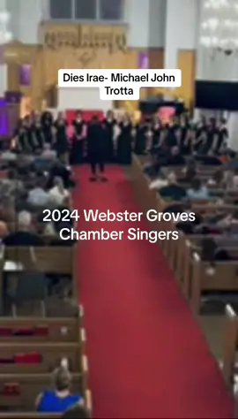 Forgive the blury video. Wait until the end for some high descants!#DiesIrae#chamberchoir#choir#choirteacher#choirteachersoftiktok 