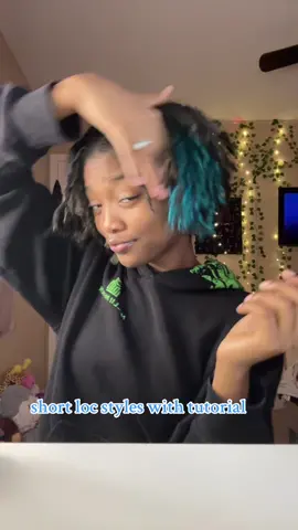 for my girlies with short locs💋#foryou #locs #locstyles #beauty #hairtutorial 