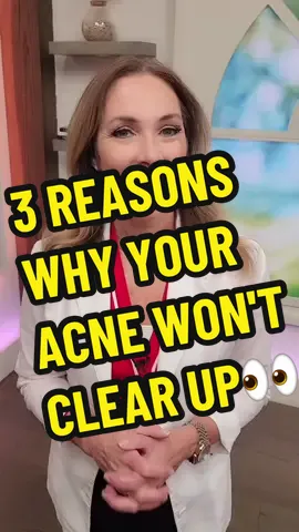 3 Reasons Why Your Acne Won’t Clear Up👀 Struggling with acne that won't seem to clear up? Dr. Janine reveals 3 reasons why, including diet choices like eating refined carbs and drinking sodas. Also, increase in blood sugar levels and contribution to acnegenesis. #acne #skincare #skinhealth #beauty