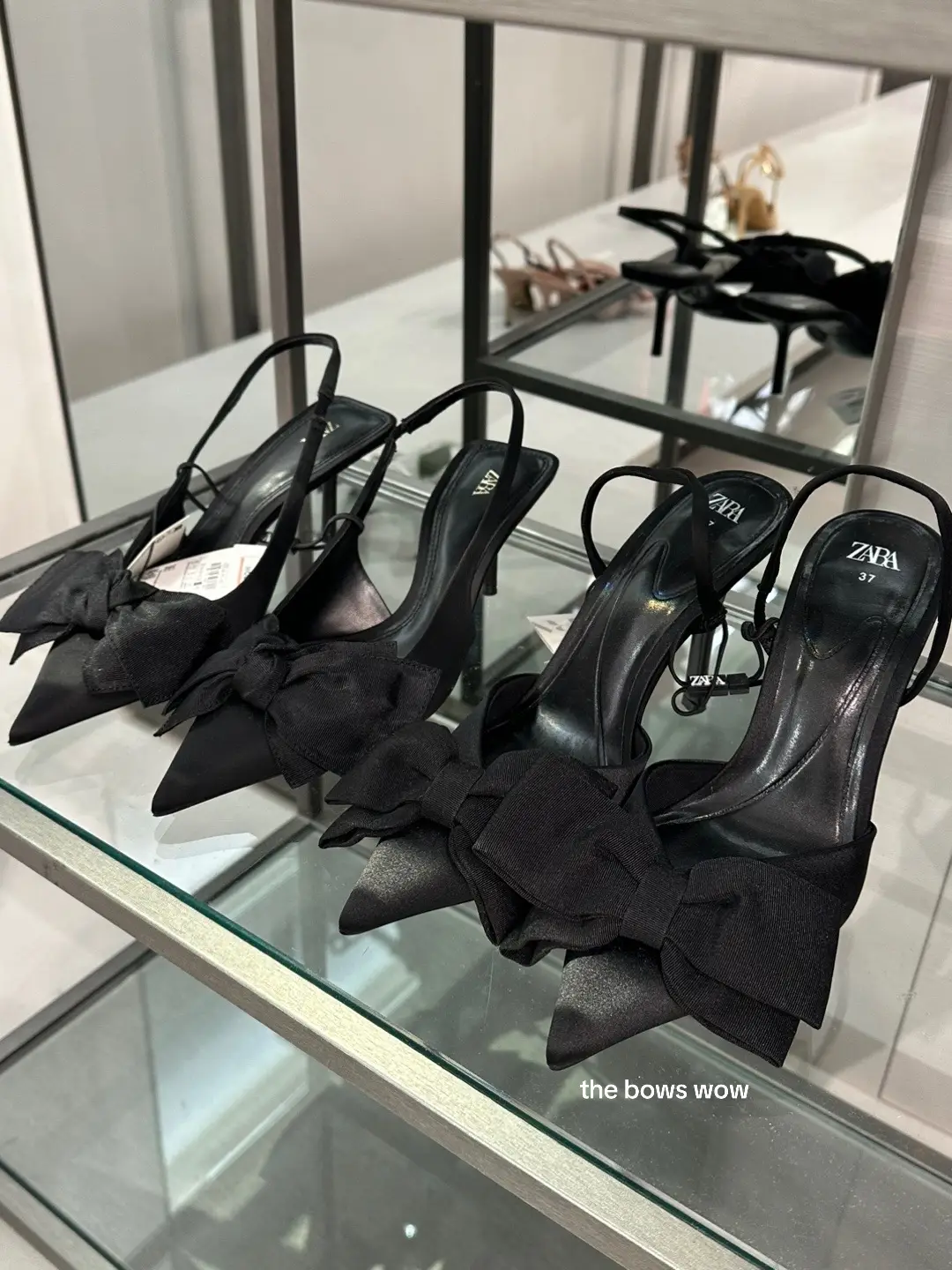 cutest heels for the black cat aesthetic girly girls #bowheels #justgirlythings #zaraheels #zaranewin 