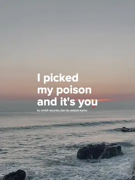 I picked my poison and it's you #poison #ritaora #lyrics #spotify 