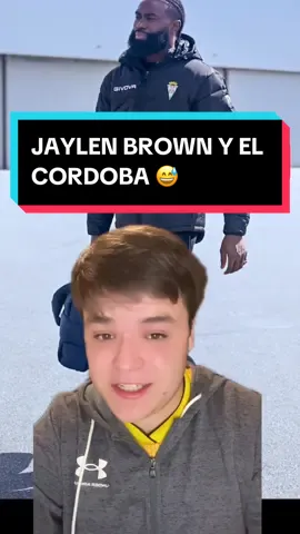 La sudadera del Cordoba y Jaylen Brown 😂😅 #tiktokfootballacademy #cordobafc #futboltiktok #primerafederacion #futbol⚽️ 