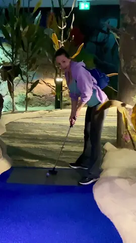Time for a little #minigolf #practicemakesperfect #holeinone #canadianbabe #spandex #girlswillbegirls #adventures #themepark #weekendleague #sillygirl #twoleftfeet #badgolfer #vibing 