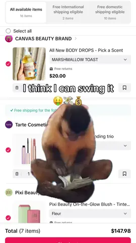 🤑 TTShop take ALL my money!  Gonna buy up all the Woman-owned brands for Women’s History Month giveaway campaign! Check my showcase for more products ##ShopWHM##stillmakinghistory##memecut##womenownedbusiness##Meme##girlpower