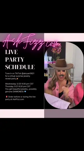 🚨 LIVE SCHEDULE FOR BP JEWELRY REVEALS! Turn on notifications so you don’t miss it 💎🫧💞🚨 #fyp #texas #surprisejewelryreveals #bpjewelry #diamonds #Stanley 