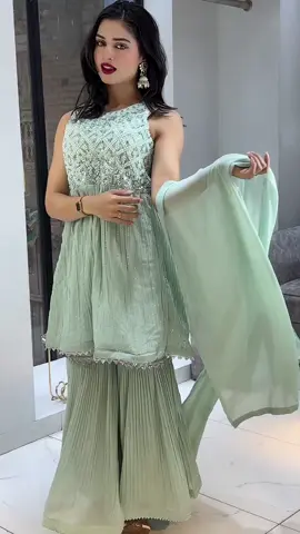 Beautiful handwork sarara set🥀#ordernow🛍️ #shippingworldwide🌍✈️ #meerobazzar #dm #keepsupporting #partywearspecial 