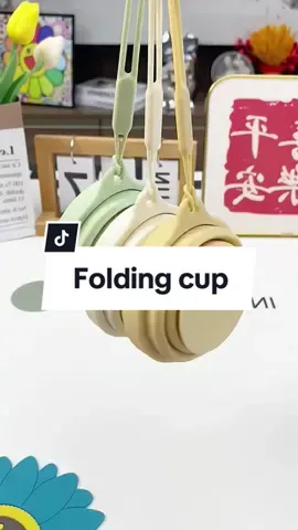 Silicone folding cup #Home #fyp #trending #share #creative 