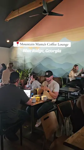 Our favorite little coffee shop in Blue Ridge 🌄 #blueridge #coffeshop #mountainmama #blueridgeinn #exploregeorgia #northgeorgia @VisitBlueRidgeGA 