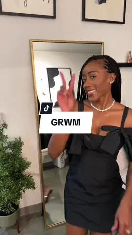 GRWM to go out. 🖤 Dress - @Urban Outfitters #grwm #nightout #datenight #blackdress #simpleblackdress #fashiontiktok #fashioninspo #OOTD 