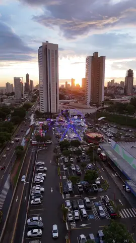 Fim de tarde em Campo Grande/MS #CapCut #drone #pordosol #campograndems 