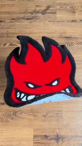 This is my top selling rug and I enjoy making it more and more every time its ordered! #fyp #rug #SmallBusiness #tufting #Skateboarding #skate #spitfire #rugs #business #DIY #tiktok 