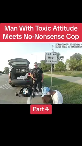Man With Toxic Attitude Meets No-Nonsense Cop