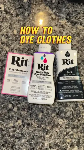 How To Color Dye Clothes #DIY #diyproject #dyeclothes #fashion 