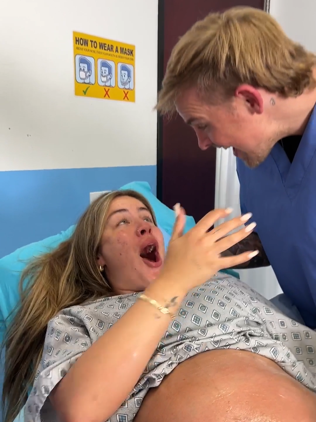 Soldier surprises pregant wife during her ultra sound 🥹 PART 2