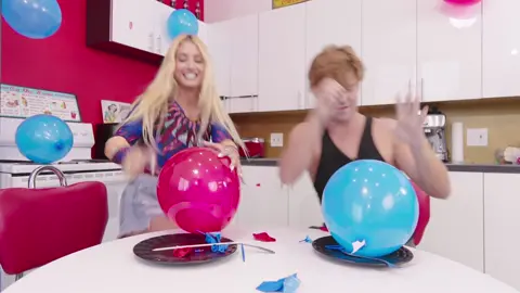 This weeks V-Games episode playing Booty Balloon Pop with @@Montana Tucker Who do you think wins?! Head over to my youtube (link on bio) to see who wins and who gets a pie in the face 🥳 ##ViralGames##challenges##challenges