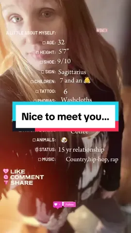 #CapCut hello just a little about me with all the newer following let me know a little bit about you i want to support the ones that support me……..#introduction #introducemyself #hi #hello 