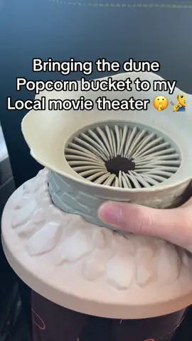 Dune popcorn bucket ar my movie theater #dune2 #dunebucket 