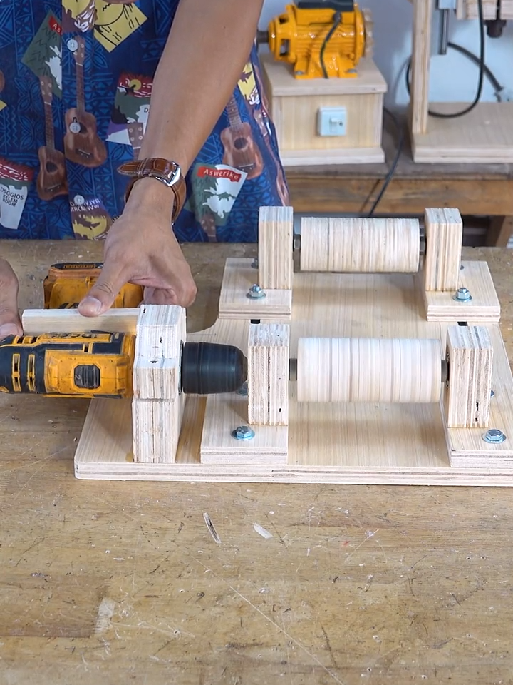 A tool like you've never seen before - Drill sander machine