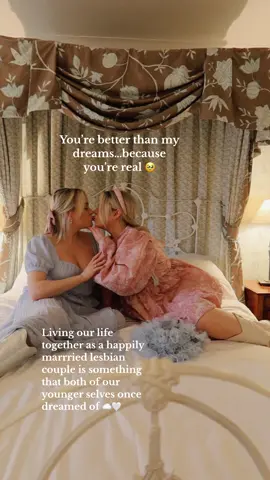 We once wished & dreamt of a love like this…💖☁️ #TrueLove #couples #soulmates #lesbiansoftiktok #lesbianrelationship 