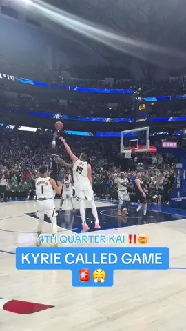 The Giant Killer 😤 #buzzerbeater #kyrieirving #mavswin 