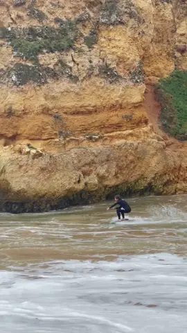 Skimboarding in another planet