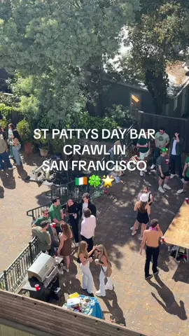 hope everyone had a fun and safe st pattys day :) #sf #sftok #stpatricksday #barcrawl #sanfrancisco #sfbarcrawl #sfvlog 