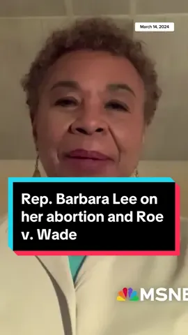 In 2021, California Rep. Barbara Lee spoke out about a 