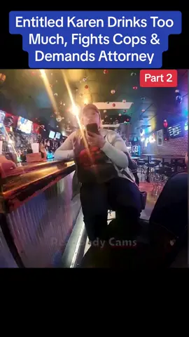 Entitled Karen Drinks Too Much, Fights Cops & Demands Attorney #cops #copsoftiktok #policechase #Arrested #jail #lawenforcement #viral #foryou #policeofficer #flypシ #karen 