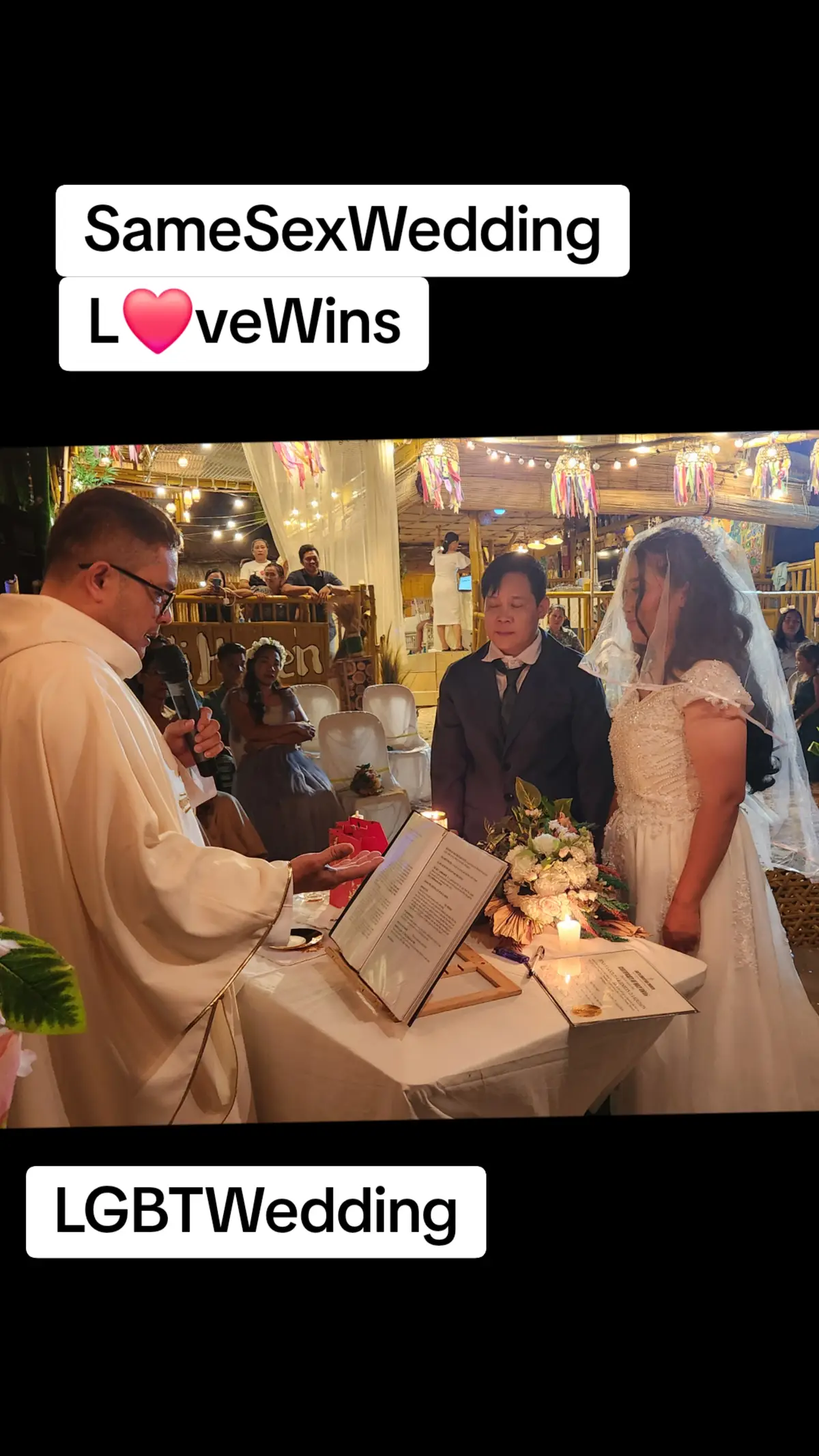 #nosoundscopy #bisexual🏳️‍🌈 #lesbiancouple🏳️‍🌈 #priestontiktok #samesexmarriage🏳️‍🌈🏳️‍🌈 #priest #fyg #foryoupage #tiktok #tiktokphilippines🇵🇭 #samesexwedding👩‍❤️‍👩🏳️‍🌈 #lovewins🏳️‍🌈 #lgbt🌈 #nomusiccopyrightinfrigementintended 