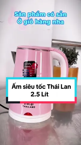 Ấm siêu tốc Thái Lan Jiblai 2,5 Lít, công nghệ inverter tiết kiệm điện, nhiều màu cưng lắm nè #amsieutoc #amsieutocthailan #amdunsieutoc #xuhuong #trend 