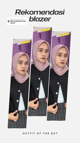 Membalas @aku siapaa?  OOTD kerja di hari minggu cek 🫠 #outfitngantor #outfitkerja #OOTD #blazeroutfit 