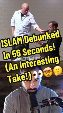 Islam gets debunked in 56 seconds on stage. 😳😲 with reasoning using both the bible and the Quran.  📖🤯 #christiantiktok #jesuslovesyou #muslim #quran #bible 