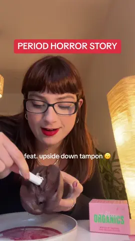 Period horror story feat. an upside down tampon 😭 #tampon #tampontips #periodtips #periodtok #storytime  Always read the label and follow the directions for use. Tampons are inserted into the vagina to absorb period flow. Shown: Moxie Organics regular tampons (approx. 11g absorbency)*, for medium flow. *Australian variant shown.