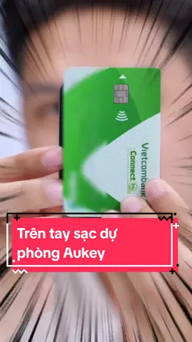 Trên tay sạc dự phòng Aukey siêu nhỏ gọn #LearnOnTikTok #muataitiktok #thanhcongnghe 