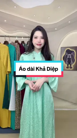 Áo dài Khả Diệp che khuyết điểm V2 cho các nàng có V2 kém tự tin #xuhuong #setdoxinh #aodaivietnam #aodaigamhoa #aodai #cayleodesign #leegidesign 