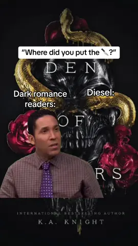 As a seasoned dark romance reader, nothing can surprise me anymore 😂 #denofvipers #kaknight #diesel #darkromace #BookTok #denofvipersdiesel #fypシ゚viral 