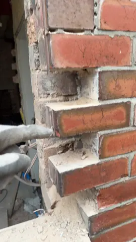 Calling all experts 👋🏻 Im guessing this quedtion has many different answers… I know I have a few expert bricklayers/ builders in my following.  So the question goes out… what mortar mix would you make for this window brickup? #bricklayer #bricklaying #homerenovation #renovation #1930shouse #building 