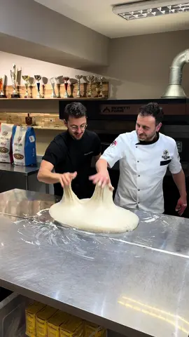 Guess the hydration ! 🍕💦  Such an honor to make this dough with my pal the famous @Marco Fuso Pizza Chef thanks for your lovely welcome! 🫶 More content will come stay tuned 😉 . . . #pizzaiolo #dough #doughtherapy #worklife #baker #pourtoi #foryou #highhydrationdough #pizzadough